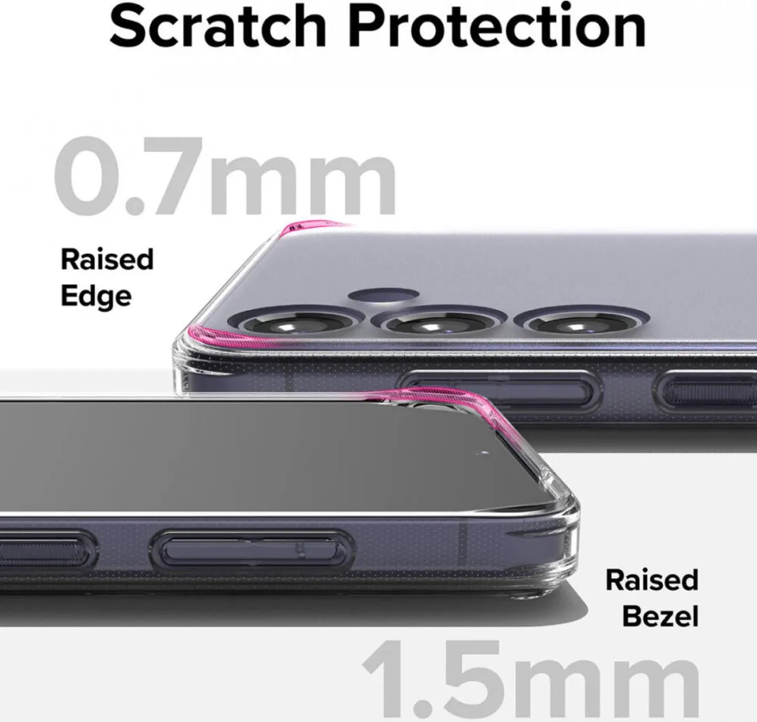 Ringke Fusion Hoesje Samsung Galaxy S24 Plus - Matte Transparant
