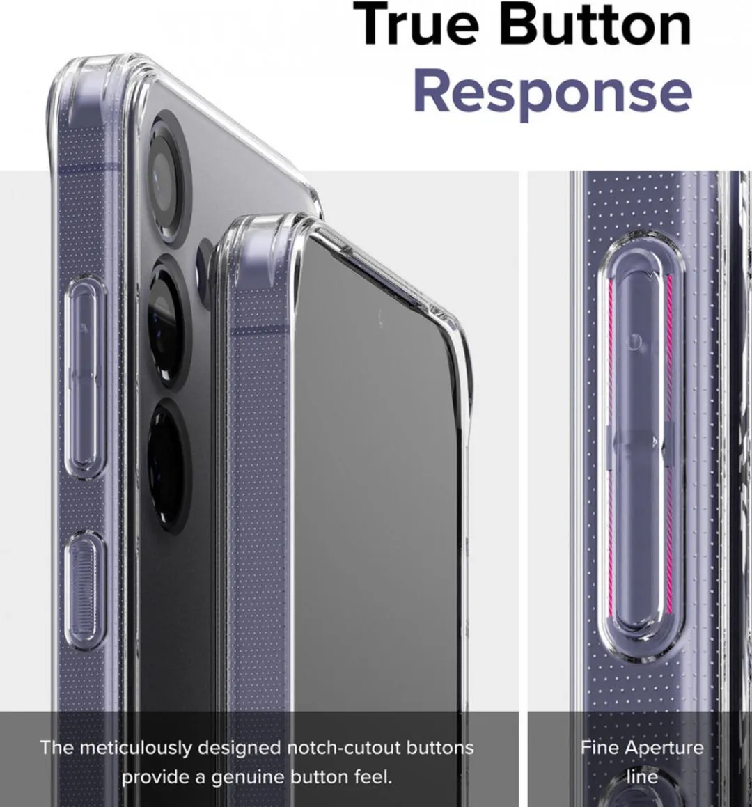 Ringke Fusion Hoesje Samsung Galaxy S24 Plus - Matte Transparant