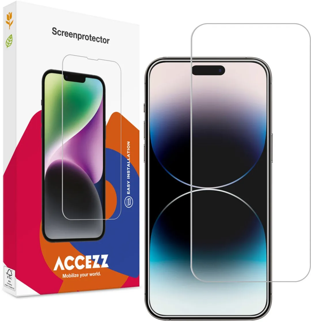 Accezz Gehard Glas Screenprotector iPhone 15 Pro Max/15 Plus/16 Plus