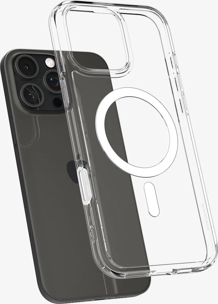 Spigen Ultra Hybrid T MagFit Hoesje iPhone 16 Pro Max - Transparent - afbeelding 6 van 6