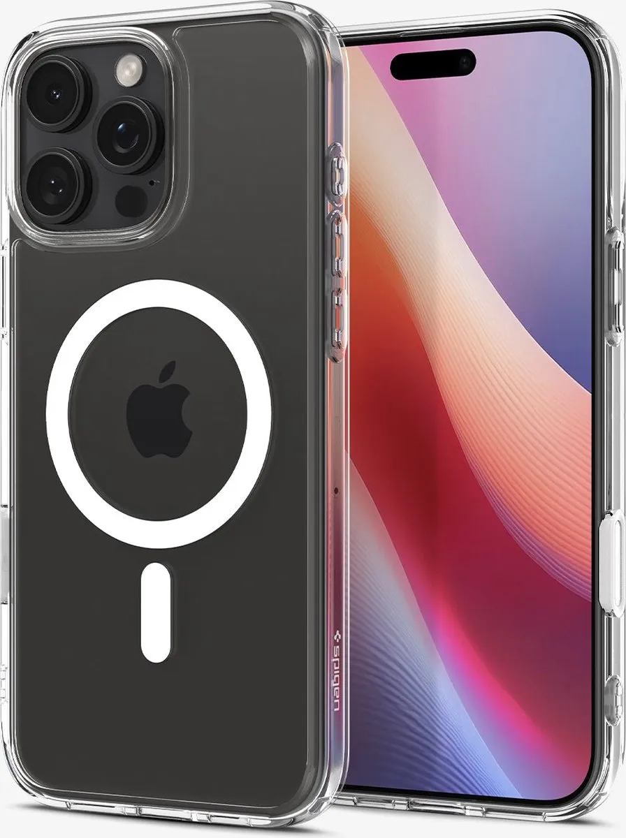 Spigen Ultra Hybrid T MagFit Hoesje iPhone 16 Pro Max - Transparent