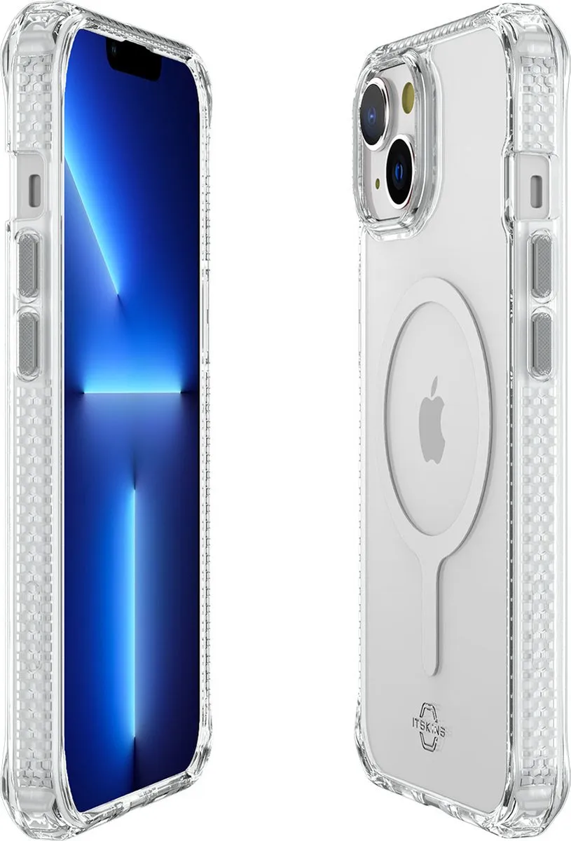 Itskins Recycled L2 Hybrid R Cover - iPhone 14 Plus - Transparant