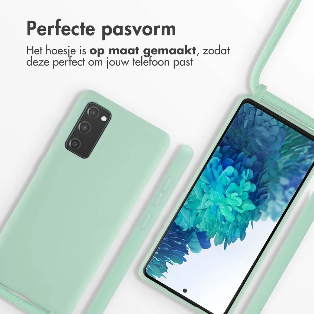 imosHion Siliconen Hoesje Samsung Galaxy S20 FE - Mintgroen