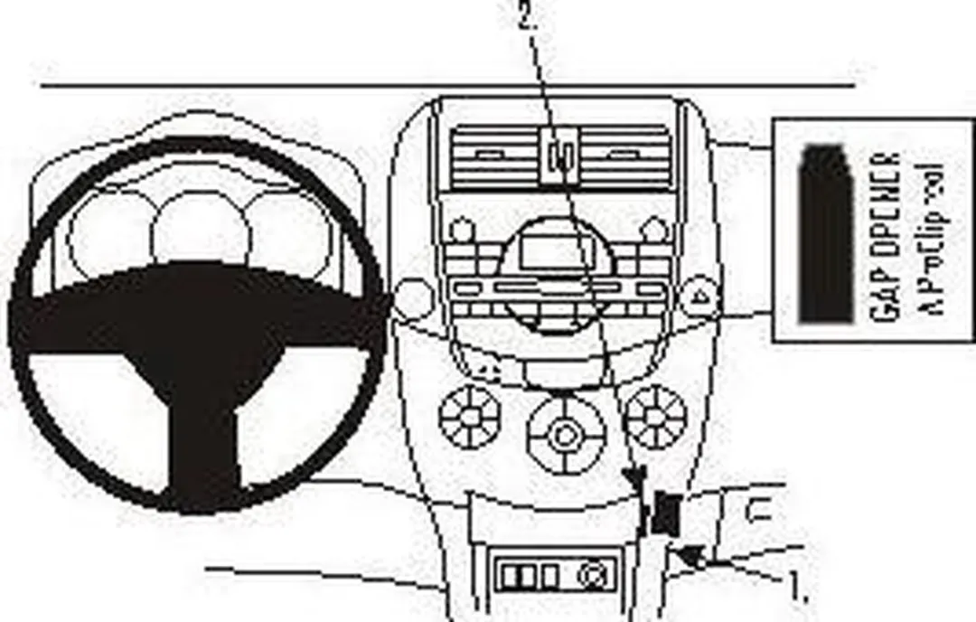 Brodit ProClip Toyota RAV4 2006-2012 Angled Mount 853754 - afbeelding 6 van 6