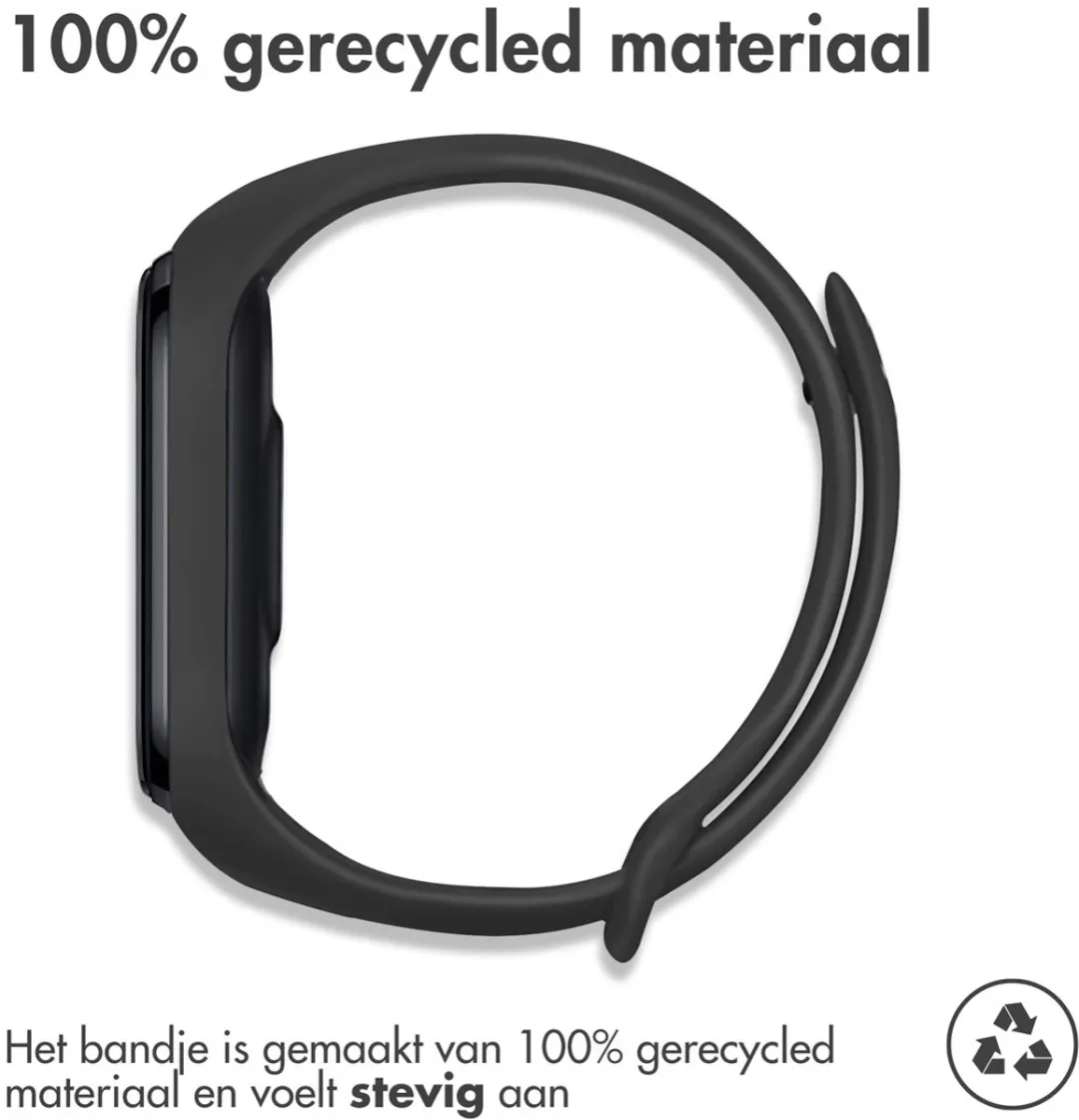 Imoshion Siliconen Sportband Xiaomi Mi Band 3/4 - Zwart