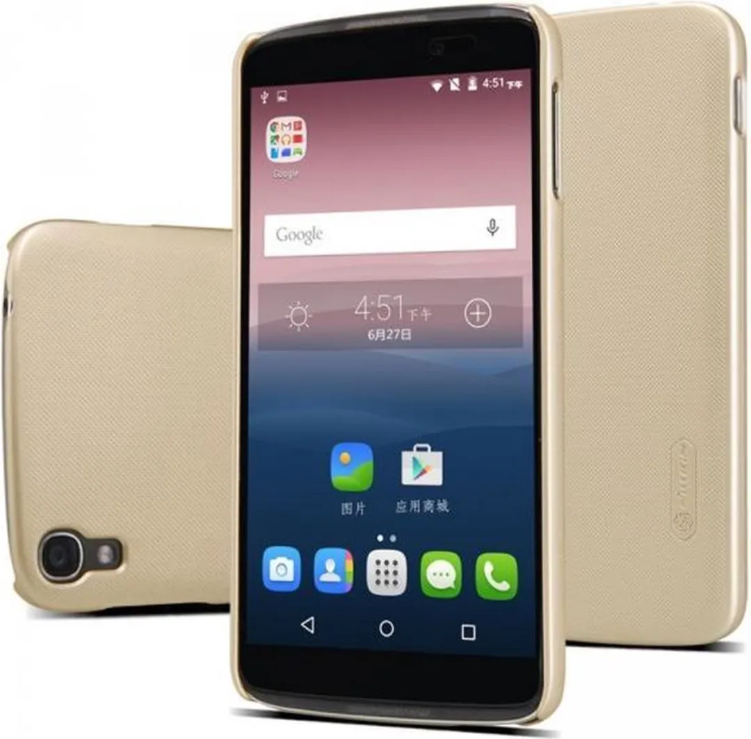 Nillkin Super Frosted Shield Case Alcatel One Touch Idol 3 5.5 - Goud - afbeelding 5 van 5
