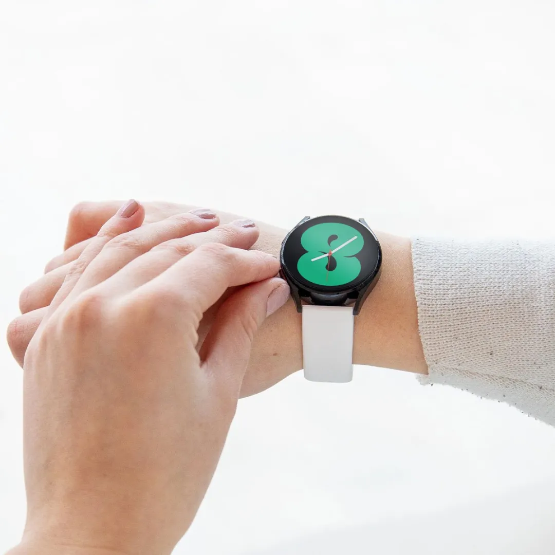 Imoshion Siliconen Sportband 22mm - Wit