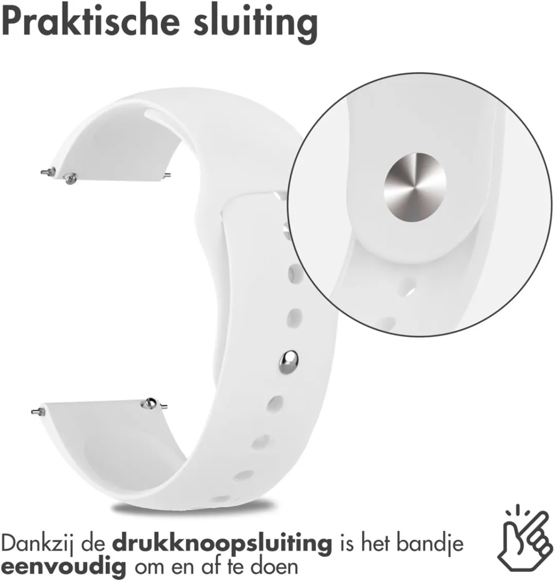 Imoshion Siliconen Sportband 22mm - Wit