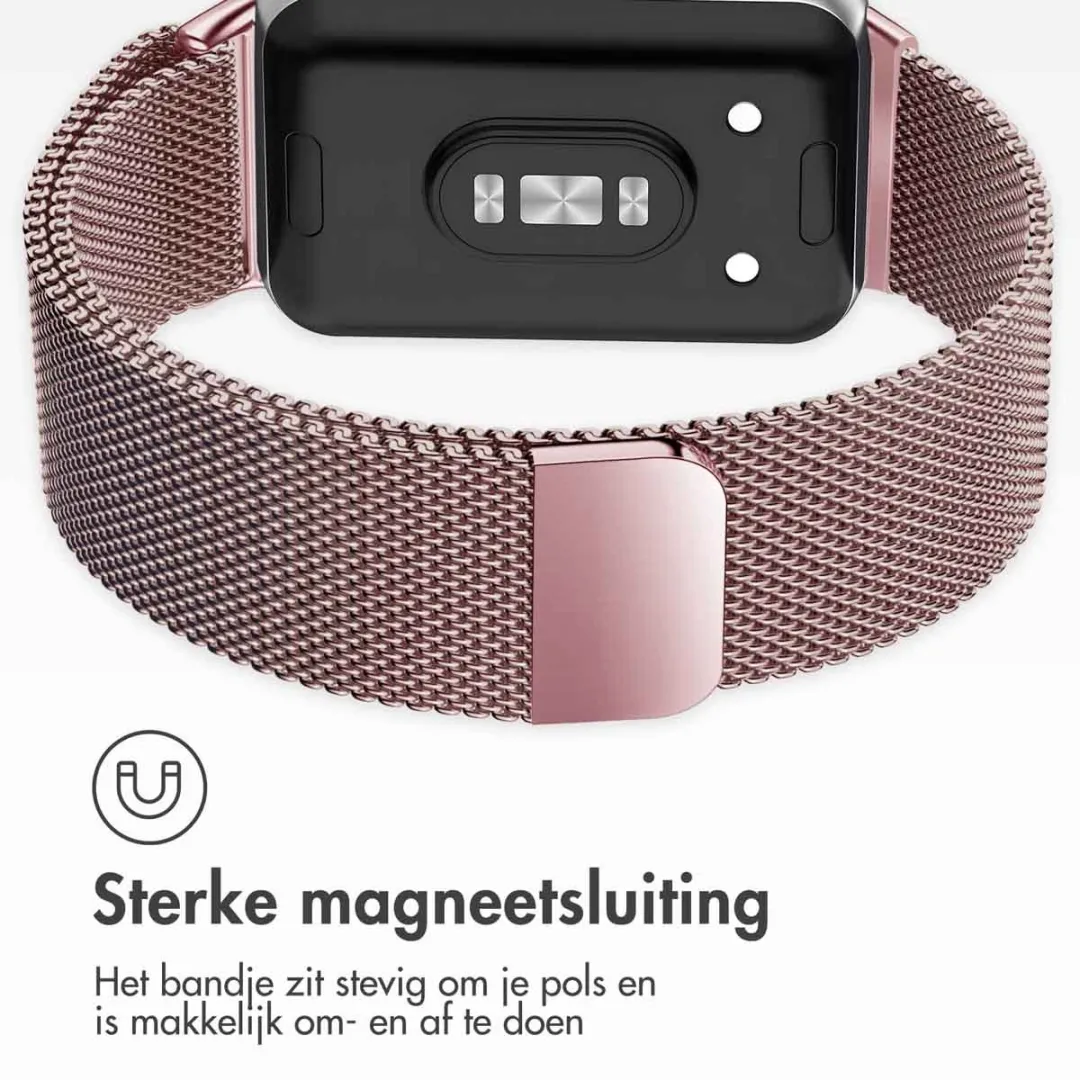 Imoshion Milanees Magnetisch Bandje Samsung Galaxy Fit 3 - Roze