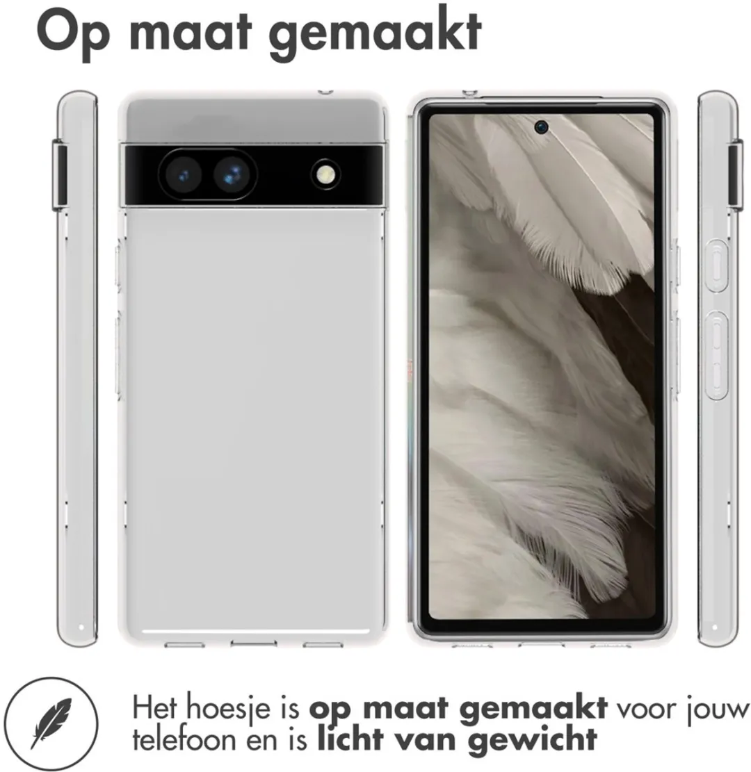 Accezz Hoesje Google Pixel 7a - Transparant