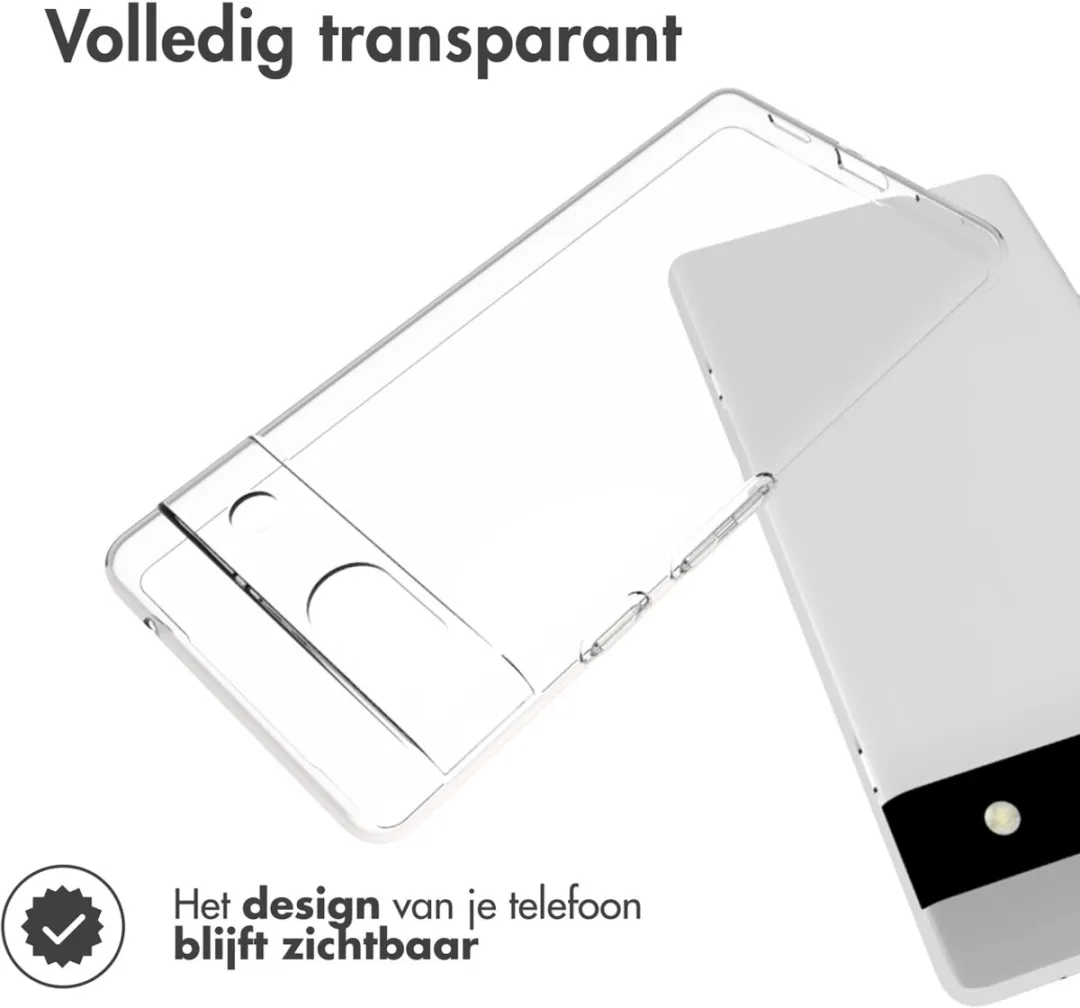 Accezz Hoesje Google Pixel 7a - Transparant