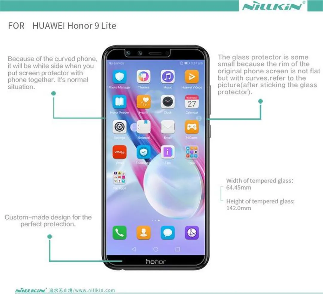 Nillkin Amazing Tempered Glass H+ Pro Huawei Honor 9 Lite - afbeelding 2 van 6