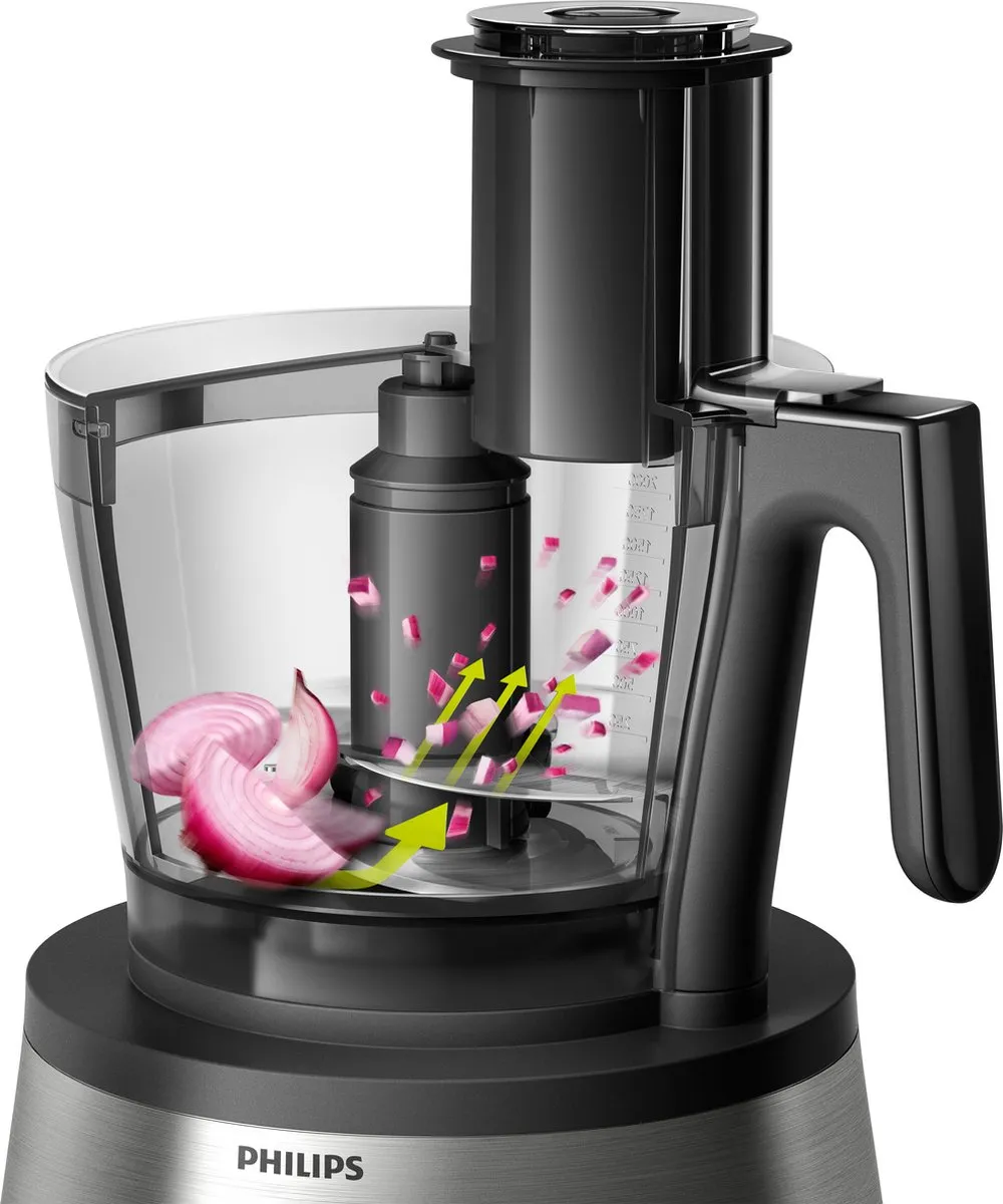 Philips Avance HR7778/00 Keukenmachine 1300W - 12 Snelheden - Zilver