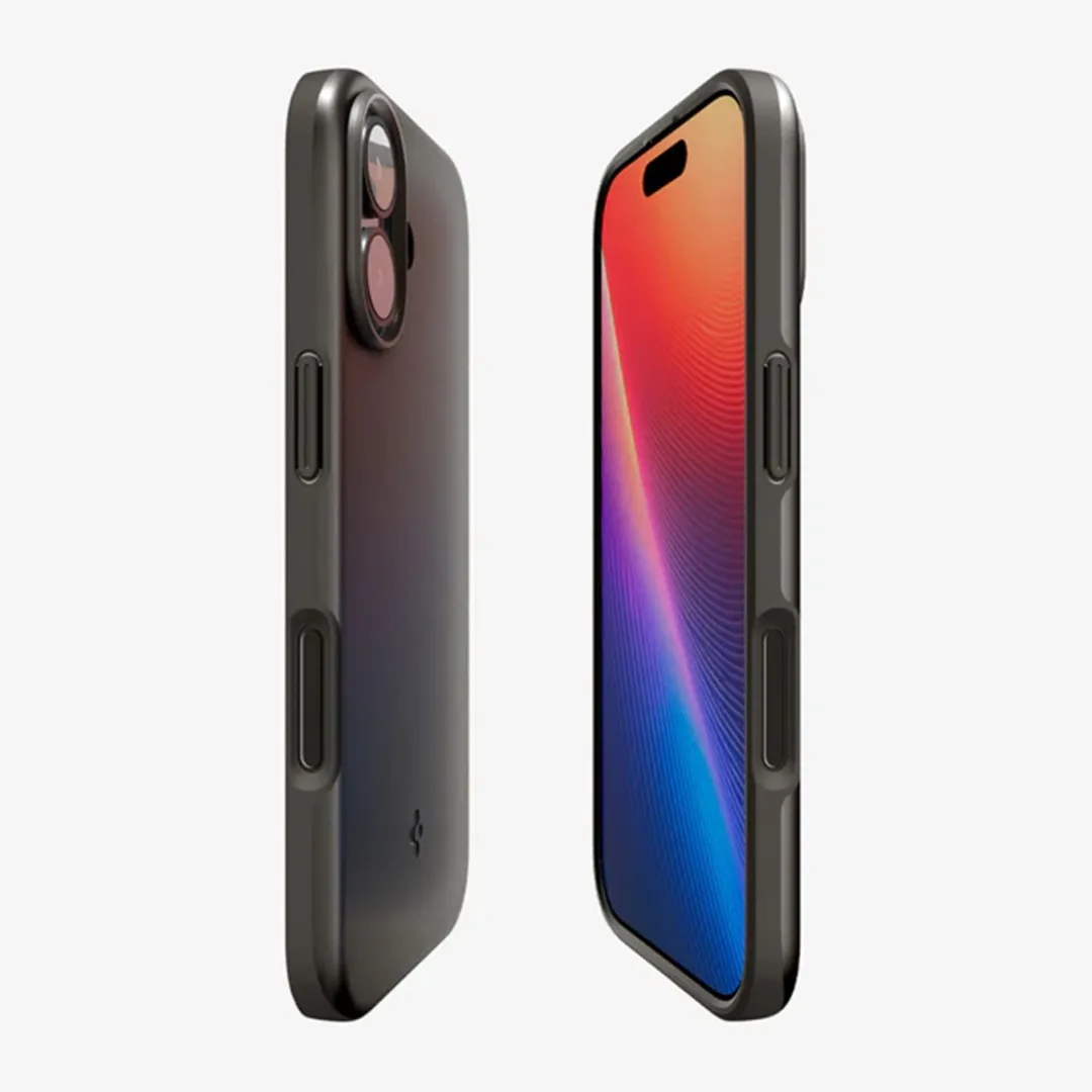 Spigen Thin Fit Mag Backcover iPhone 17 - Gunmetal - MagSafe