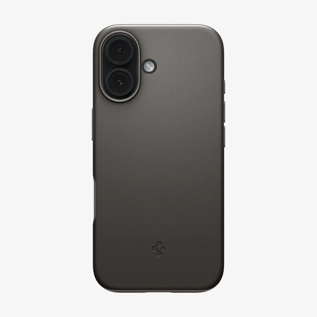 Spigen Thin Fit Mag Backcover iPhone 17 - Gunmetal - MagSafe