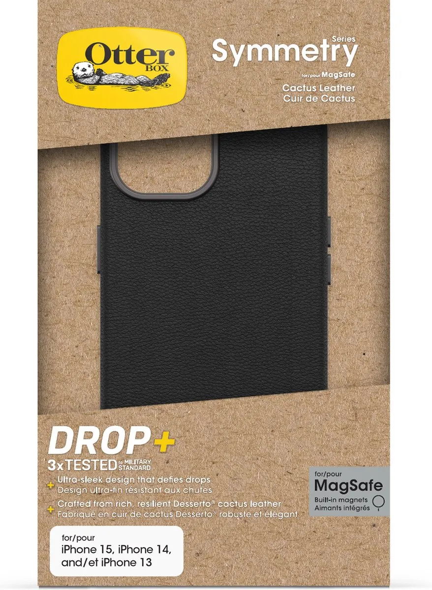 OtterBox Symmetry Hoesje iPhone 15 - Zwart - 77-95725 - afbeelding 6 van 6