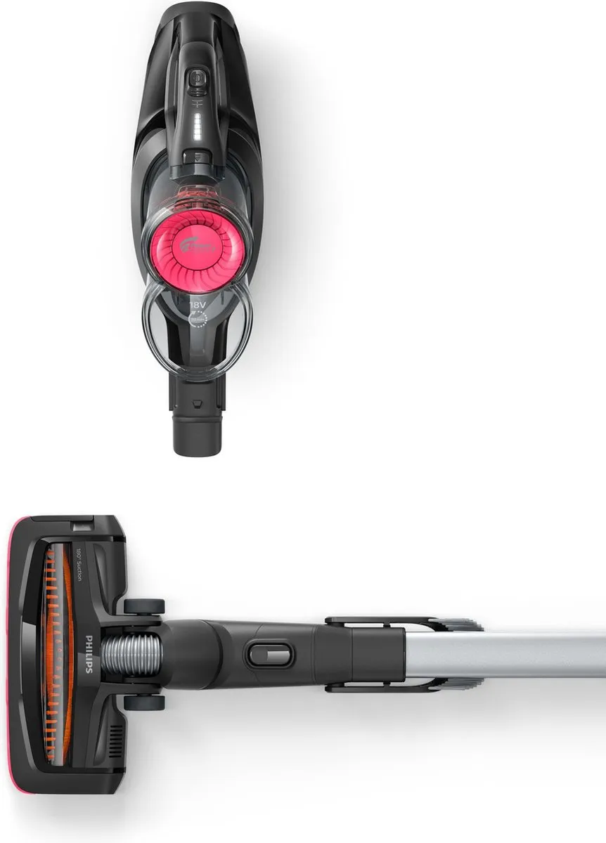 Philips SpeedPro FC6722/01 Steelstofzuiger - 800 Airwatts - Zwart