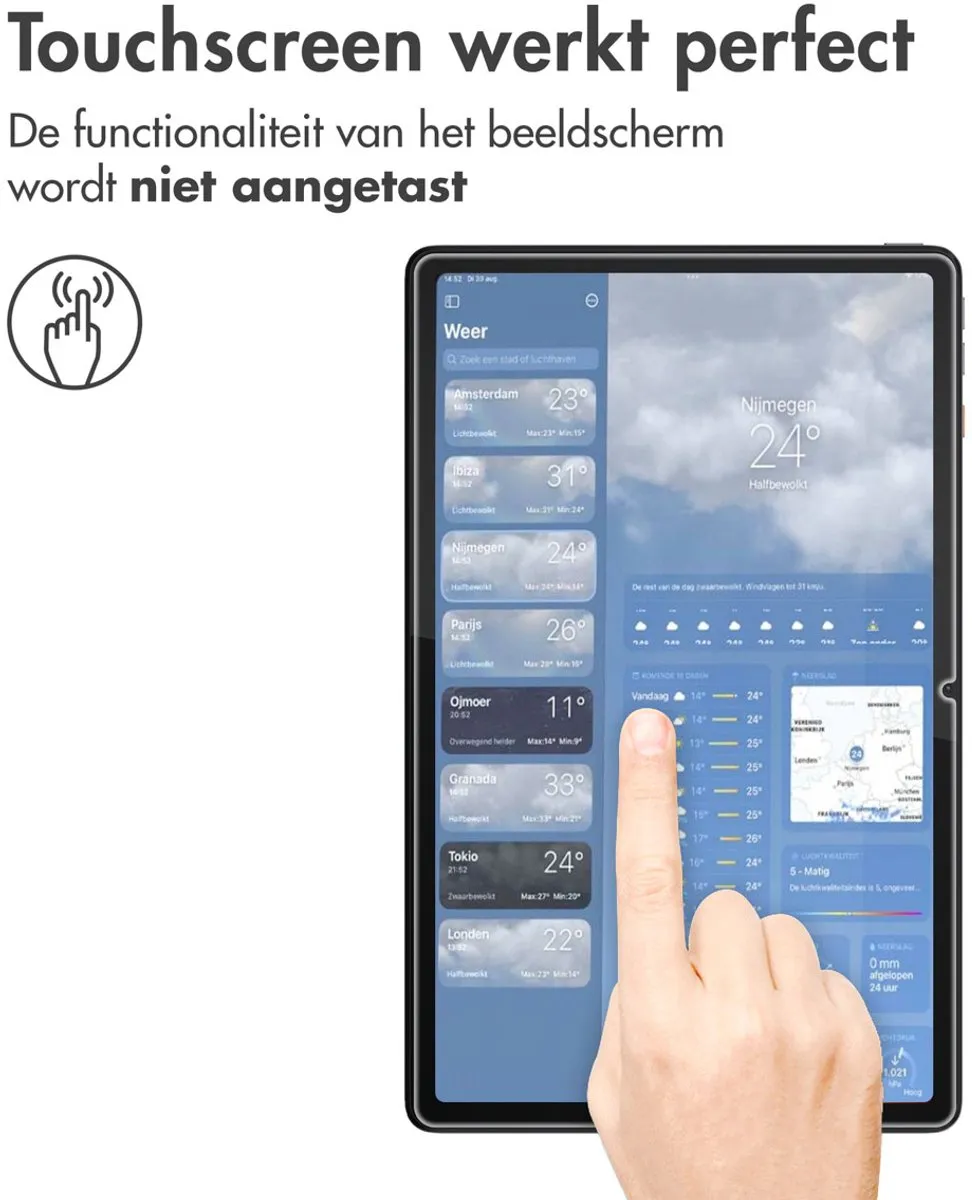 Imoshion SH00085582 Tablet Screenprotector - Lenovo Tab K11 Plus - Transparant