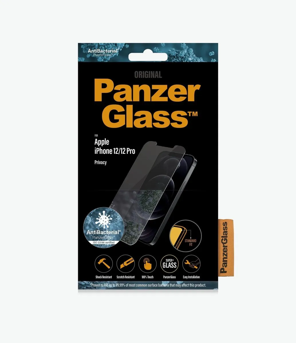 PanzerGlass Gehard Glas Privacy Screenprotector iPhone 12 Pro