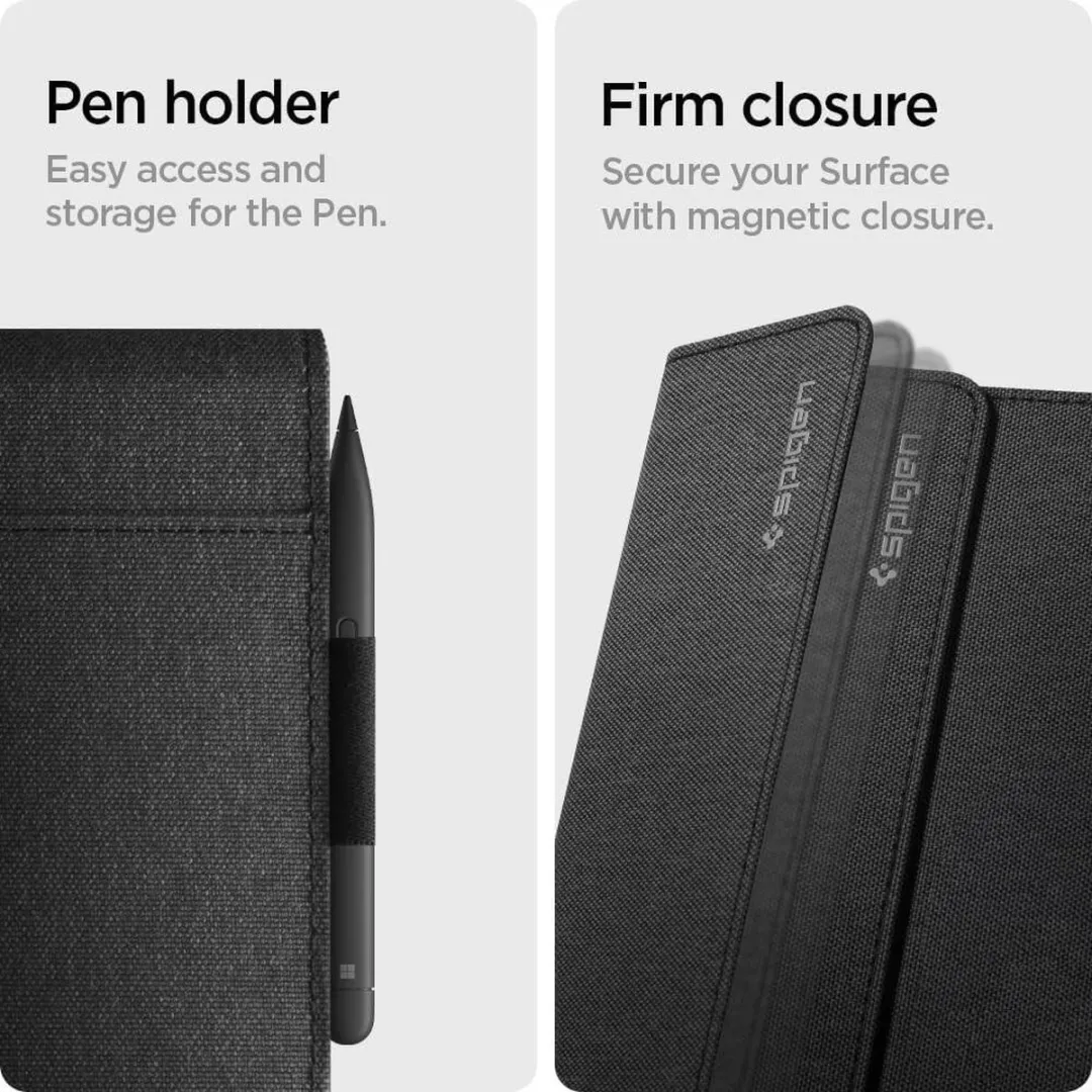 Spigen Stand Folio 8809811857900 - Microsoft Surface Pro 13" - Zwart