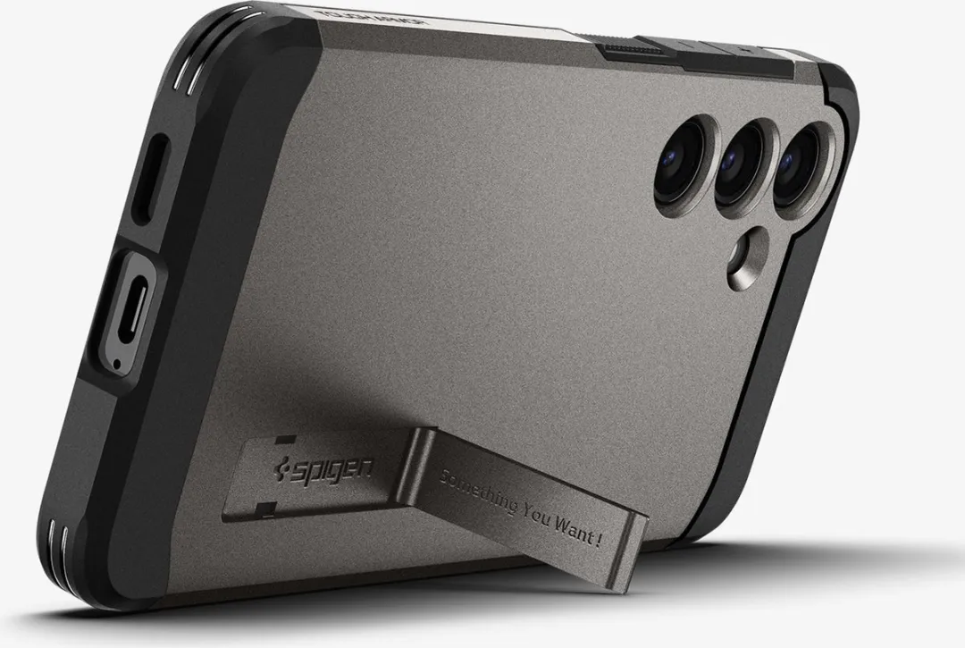 Spigen Tough Armor ACS07333 Hoesje - Samsung Galaxy S24 Plus - Grijs