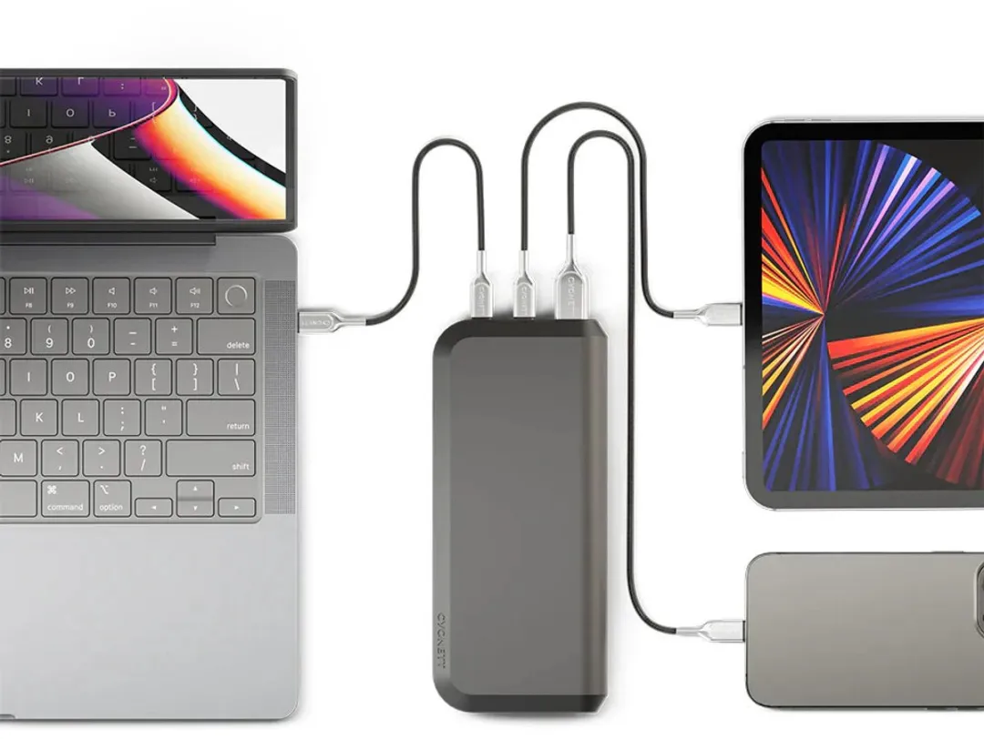 Cygnett ChargeUp Pro CY4131PBCHE Powerbank 25.000mAh - 118W - Zwart