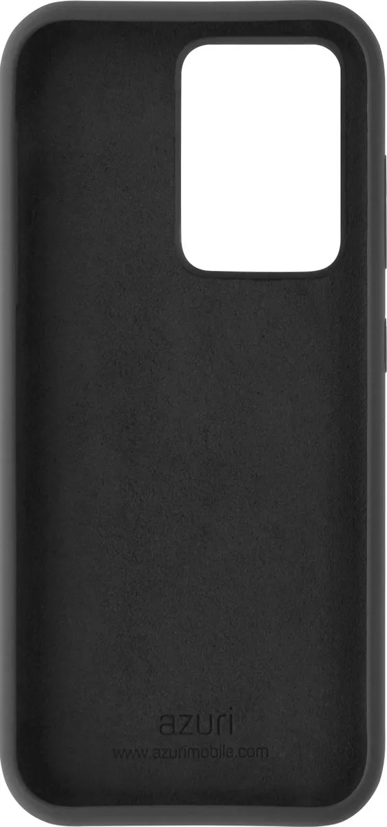Azuri Samsung Galaxy S20 Plus Siliconen Hoesje - Zwart