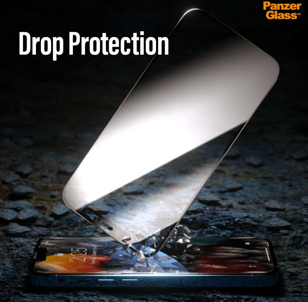 PanzerGlass CamSlider Gehard Glas iPhone 12 Pro - Zwart