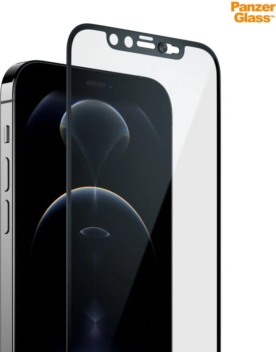 PanzerGlass CamSlider Gehard Glas iPhone 12 Pro - Zwart