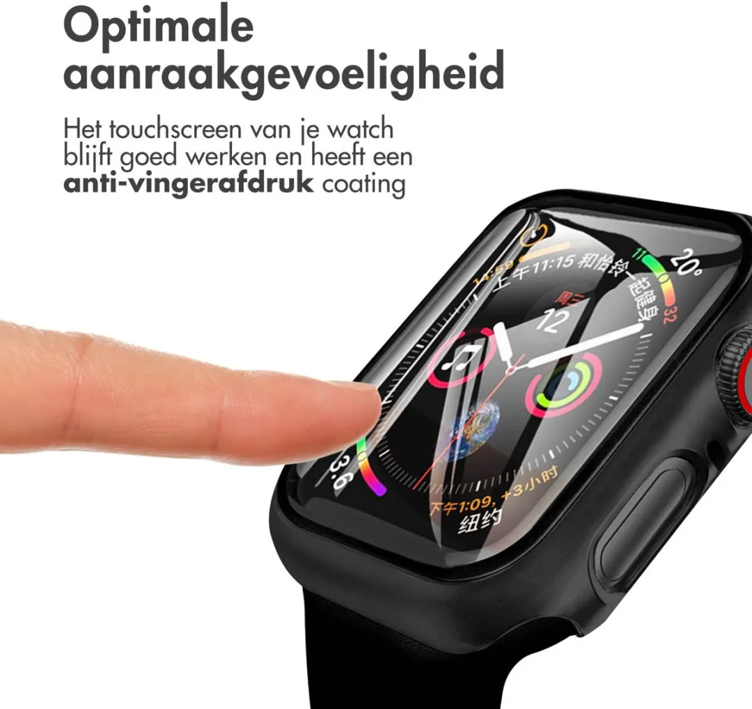 Imoshion Apple Watch 44mm Full Cover Hoesje - Zwart