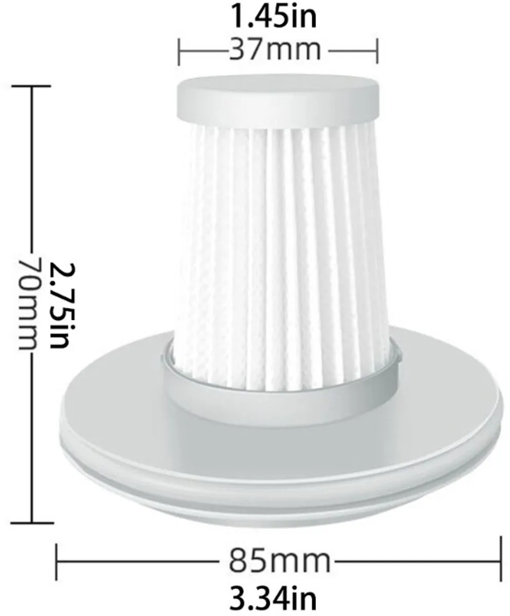 Xiaomi BOL-6-2713 Stofzuigerfilters - 6 Stuks - Wit