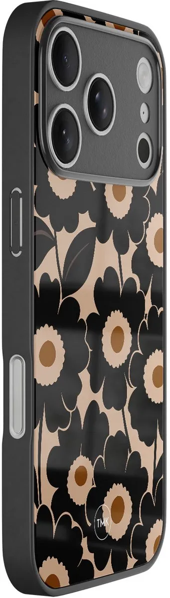 Casevibes iPhone 17 Pro Hoesje - Oranje Bloom Luxe