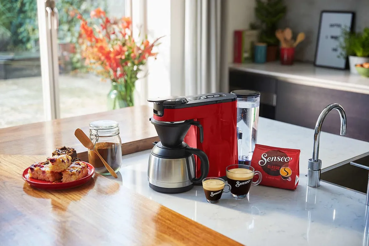 Philips Senseo Switch HD6592/84 Koffiemachine - Pad & Filter - 7 Kopjes - Rood