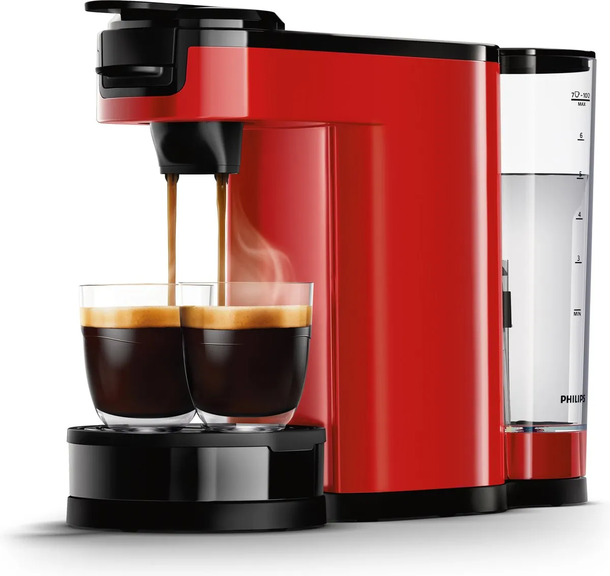 Philips Senseo Switch HD6592/84 Koffiemachine - Pad & Filter - 7 Kopjes - Rood