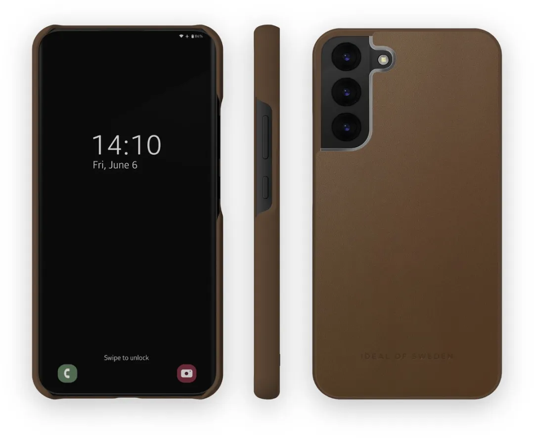 iDeal of Sweden Atelier Case Galaxy S22+ - Intense Brown - afbeelding 5 van 5