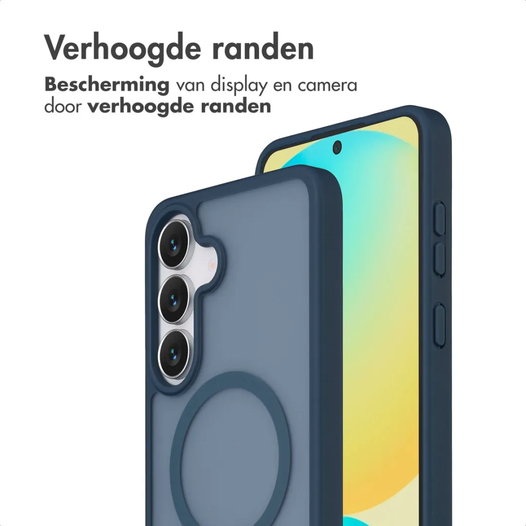 Imoshion Galaxy S25 FE Hoesje Donkerblauw - Magnetische Ring