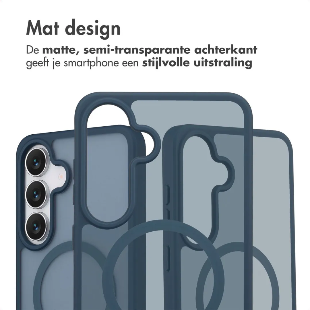 Imoshion Galaxy S25 FE Hoesje Donkerblauw - Magnetische Ring