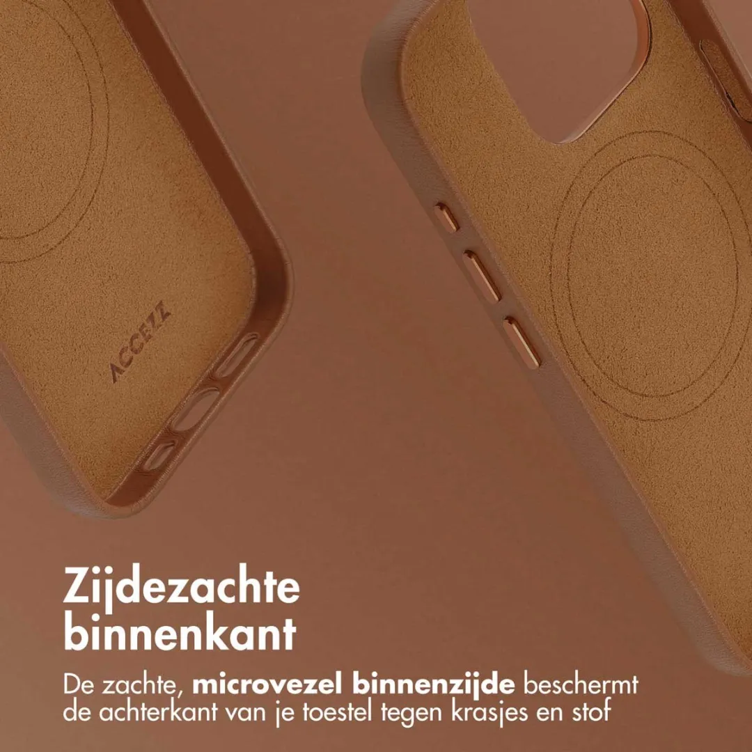 Accezz Hoesje iPhone 15 Pro Sienna Brown - 2 Pasjes