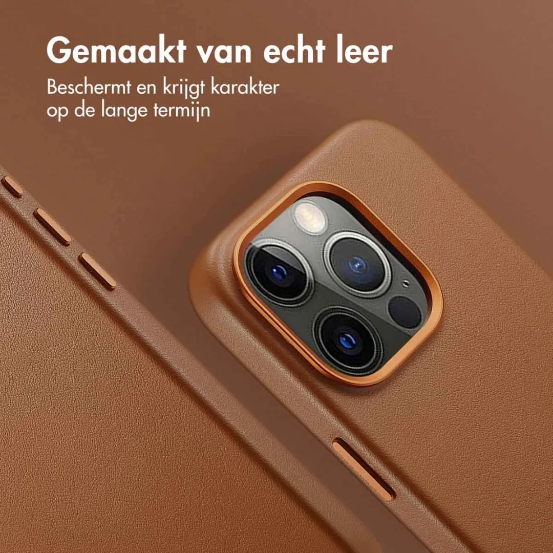 Accezz Hoesje iPhone 15 Pro Sienna Brown - 2 Pasjes