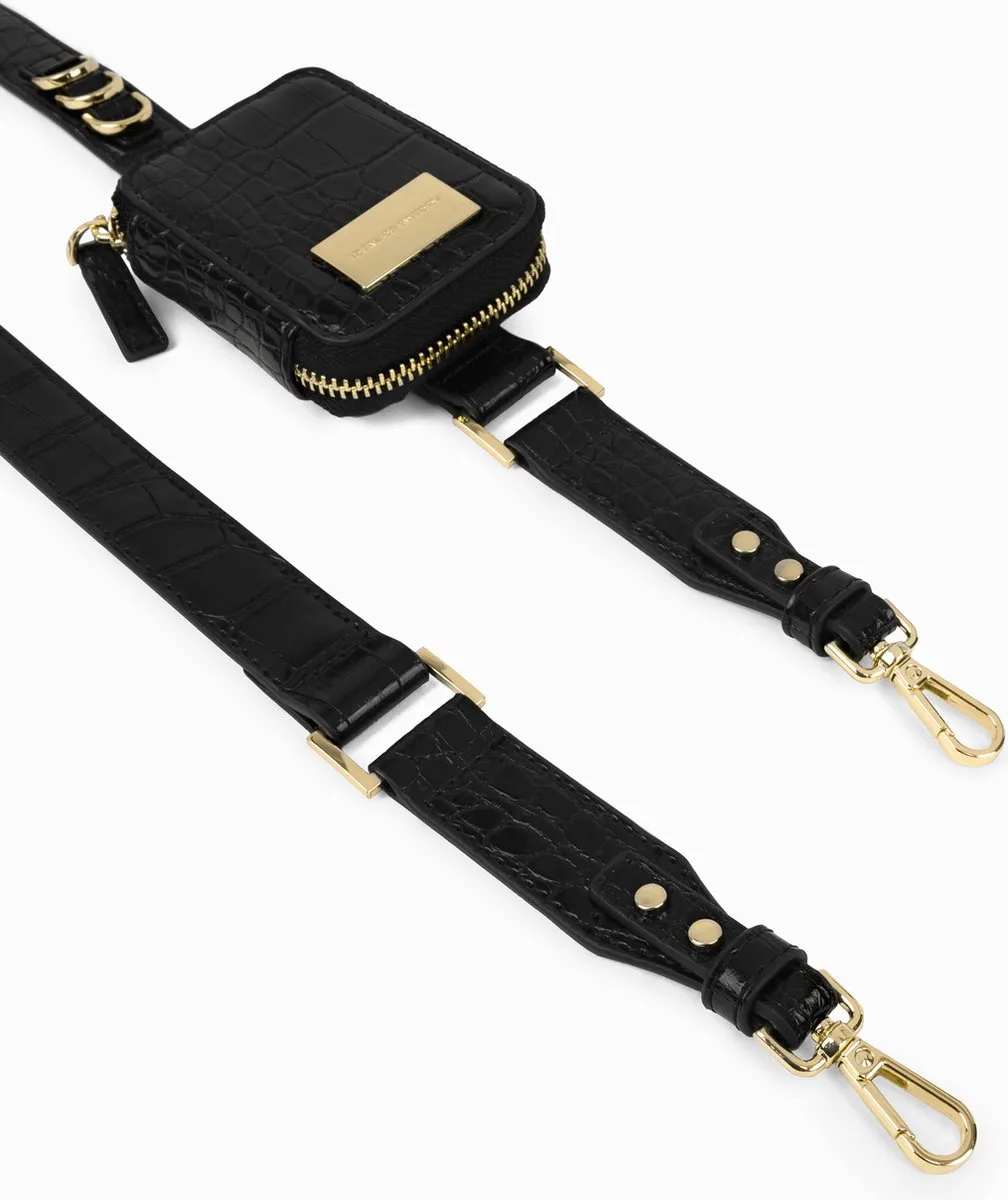iDeal of Sweden Atelier Necklace iPhone 11 Pro Max/XS Max - Black Croco - afbeelding 4 van 6