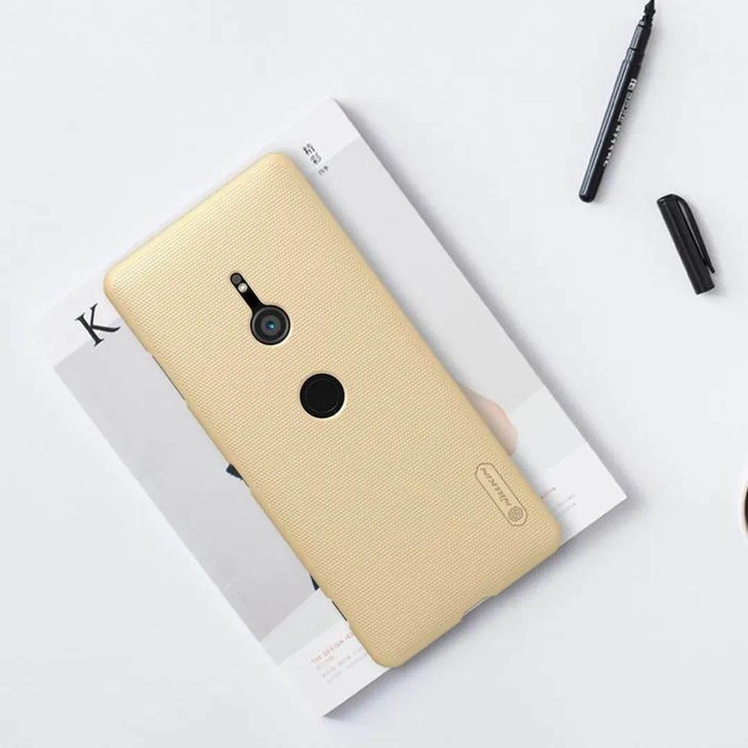 Nillkin Frosted Shield HardCase Sony Xperia XZ3 - Goud - afbeelding 4 van 4