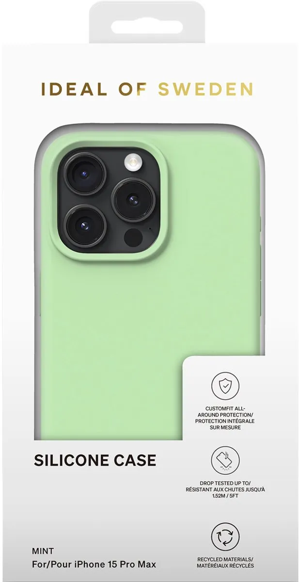 iDeal of Sweden iPhone 15 Pro Max Hoesje - Mintgroen