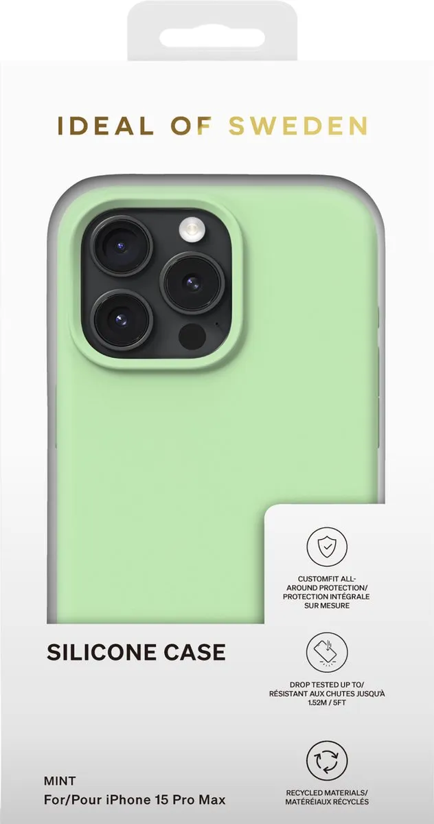 iDeal of Sweden iPhone 15 Pro Max Hoesje - Mintgroen
