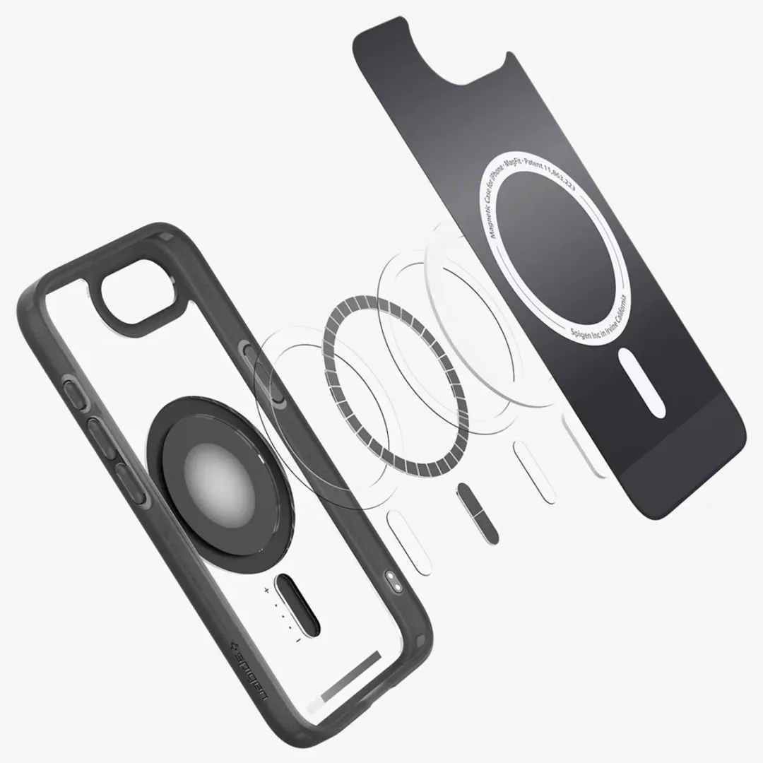 Spigen Ultra Hybrid Backcover ACS09146 - iPhone 16 - Zwart