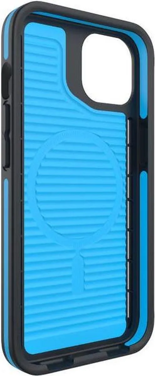 Gear4 Vancouver Snap D3O Hoesje iPhone 13 - 702008224 - Zwart/Blauw