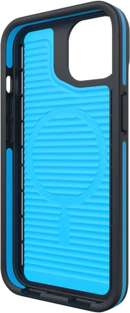 Gear4 Vancouver Snap D3O Hoesje iPhone 13 - 702008224 - Zwart/Blauw - afbeelding 6 van 6