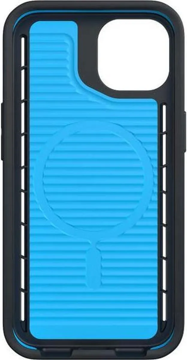 Gear4 Vancouver Snap D3O Hoesje iPhone 13 - 702008224 - Zwart/Blauw