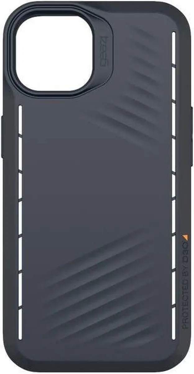 Gear4 Vancouver Snap D3O Hoesje iPhone 13 - 702008224 - Zwart/Blauw