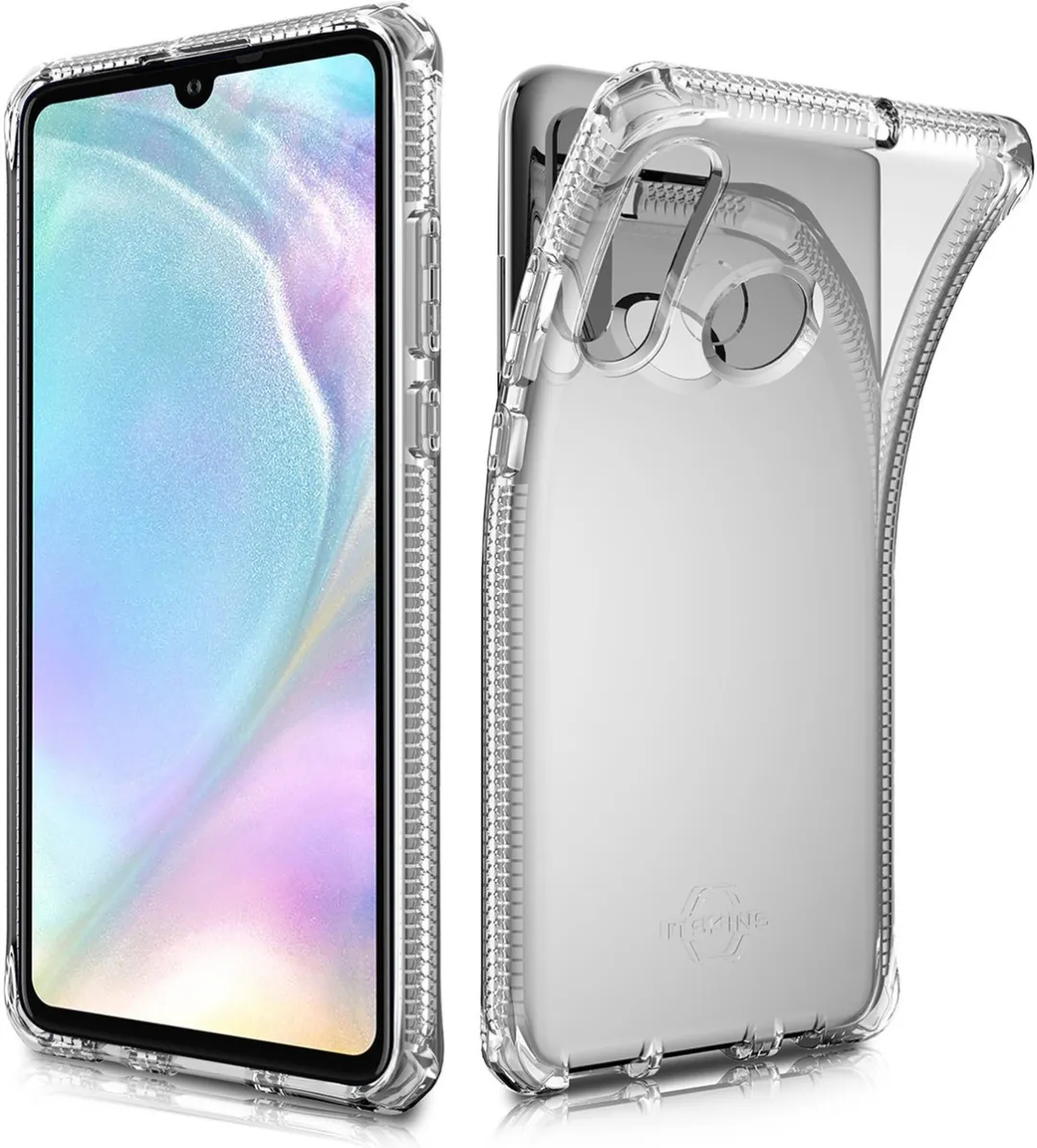 Itskins Spectrum Hoesje Huawei P30 Lite - Level 2 Transparant - IT-SPECL2-HUP30L-CLR