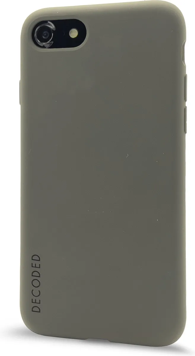 Decoded Siliconen Back Cover Apple iPhone SE 2022 - Donker Groen